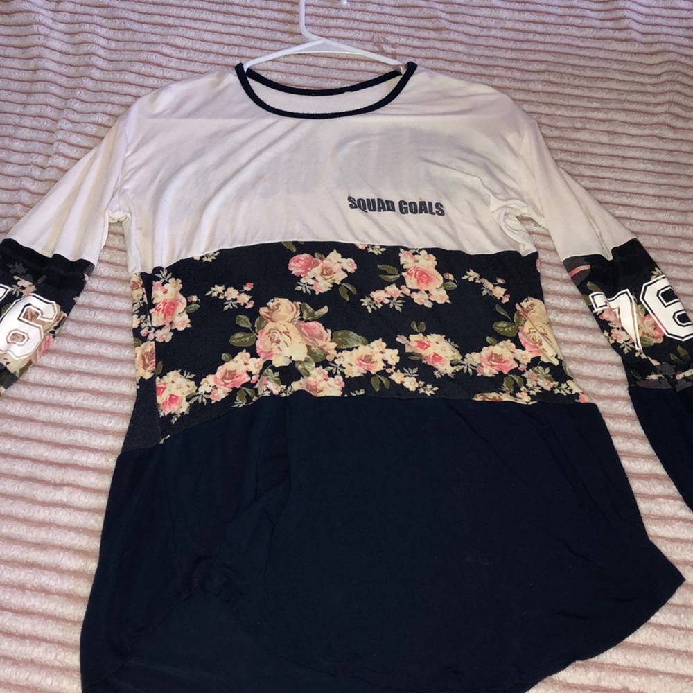 Girls long sleeve dressy shirt.